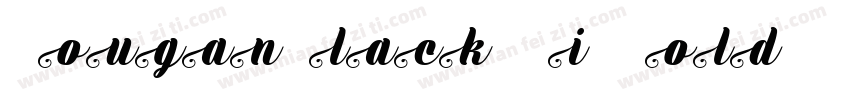 BouganBlackSSi BoldI字体转换